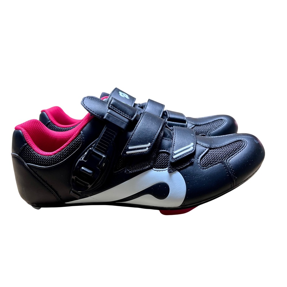 Peloton Cycling Shoes Men's Size 10/43 Black Tri-Strap‎ Cleats - Picture 6 of 8